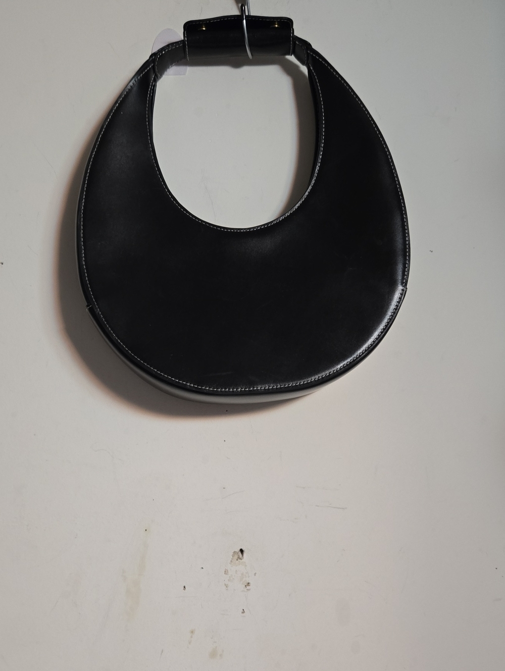 STAUD Black Crescent Shoulder Bag